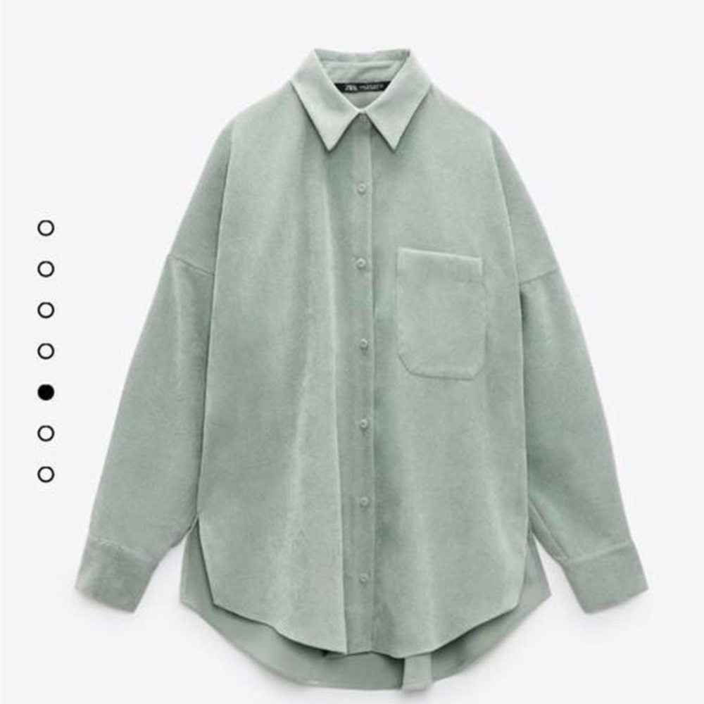 Zara Corduroy Button Up